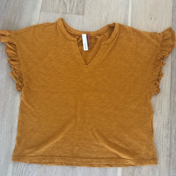 Anthropologie Tops - Anthropologie Pilcro mustard/ yellow color Size S top - brand new no tag